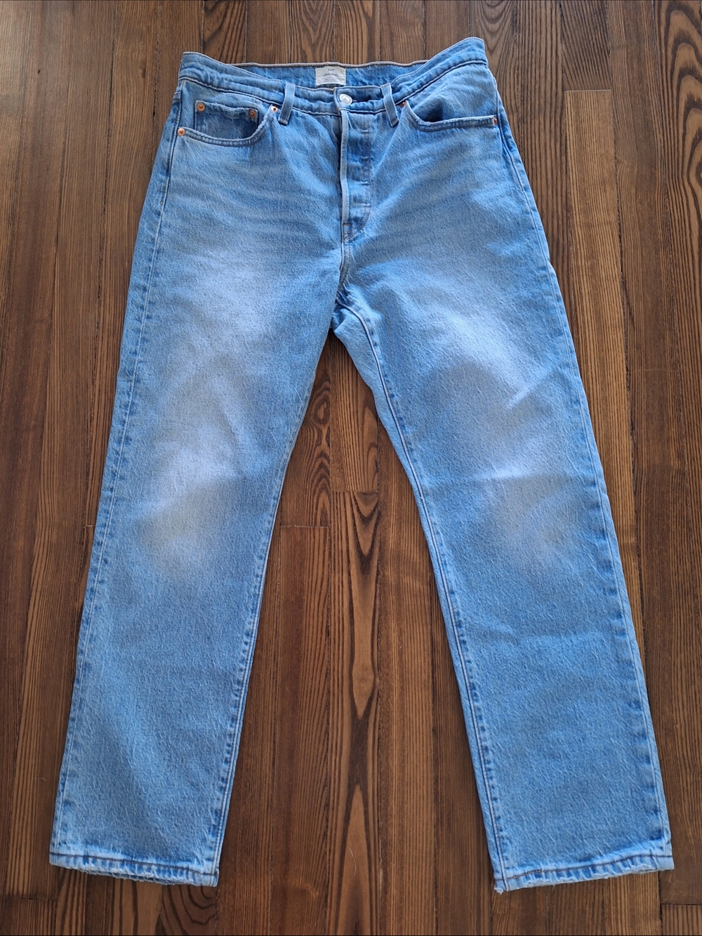 Levi's Light Blue Wash Straight Leg Women's Jeans 29W X 28L